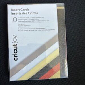 Cricut Joy Glitter Insert Cards - NWT